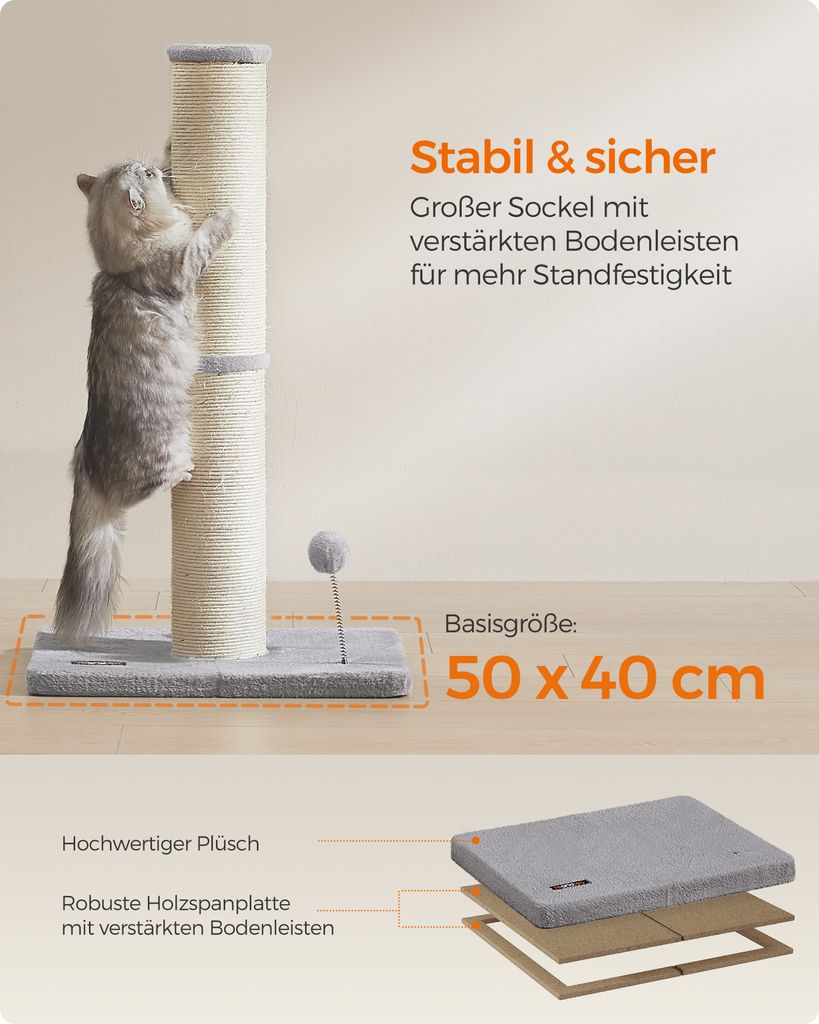 Feandrea Kratzbaum, Kratzstamm für mittelgroße und große Produktbild 5