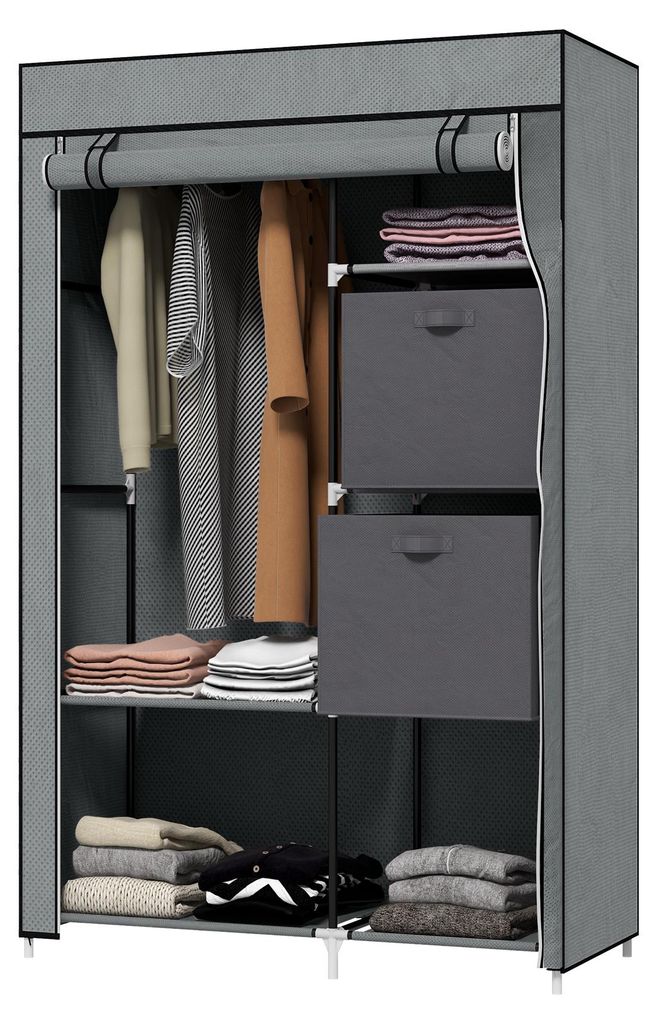 Armoire à linge, armoire pliante avec tiroirs, armoire à Image du produit 