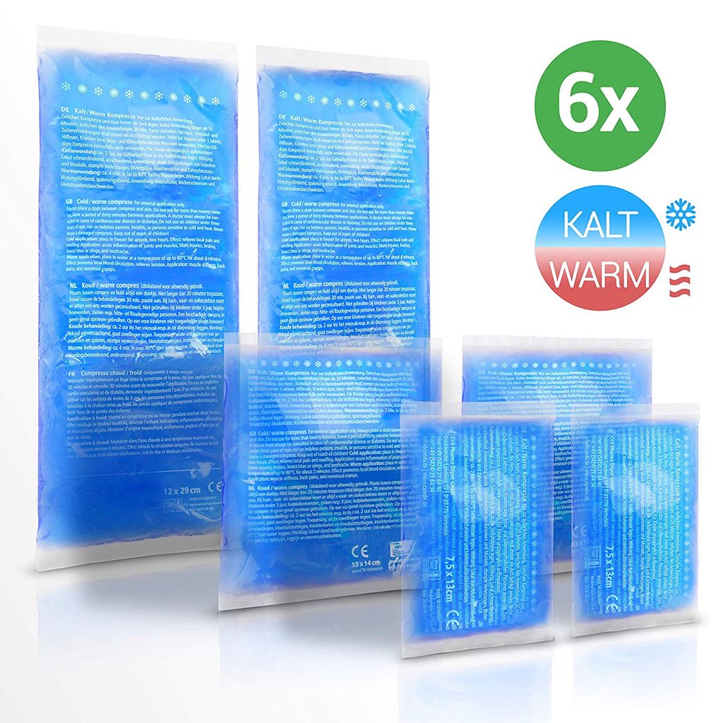 Kühlpads | 4x Kühlpack  | Lacari Produktbild 