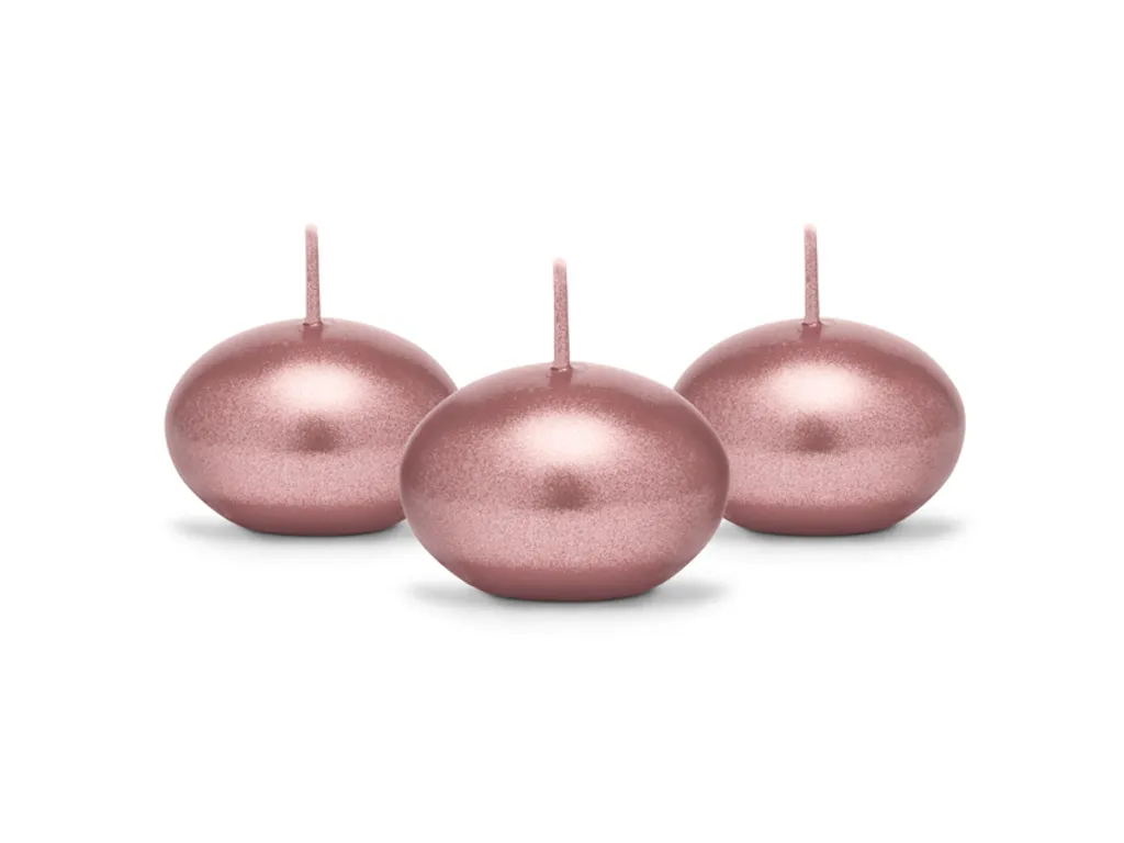 Bougies Flottantes Roses pour Mariage et Réception - Déco Table 50 pcs