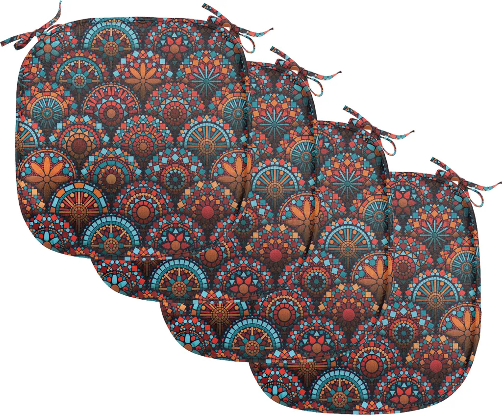 Cuscini Sedie Mandala ABAKUHAUS - Atmosfera Marocchina Set da 4