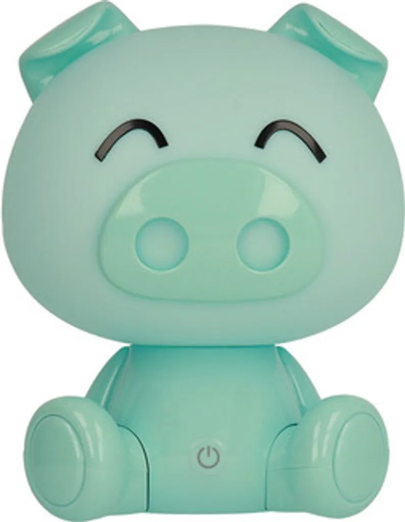 Veilleuse enfant cochon vert CUTE SERIES : éclairage doux et design