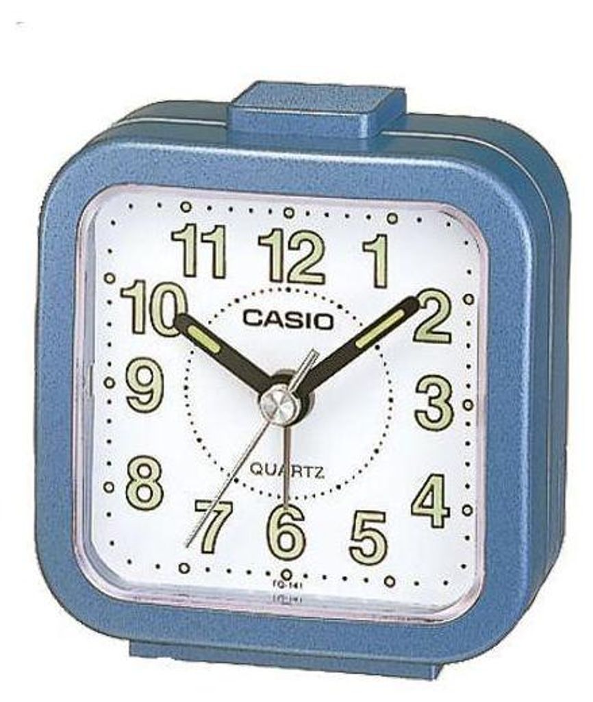 Casio Wecker analog Wake up Timer TQ-141-2EF blau Produktbild 