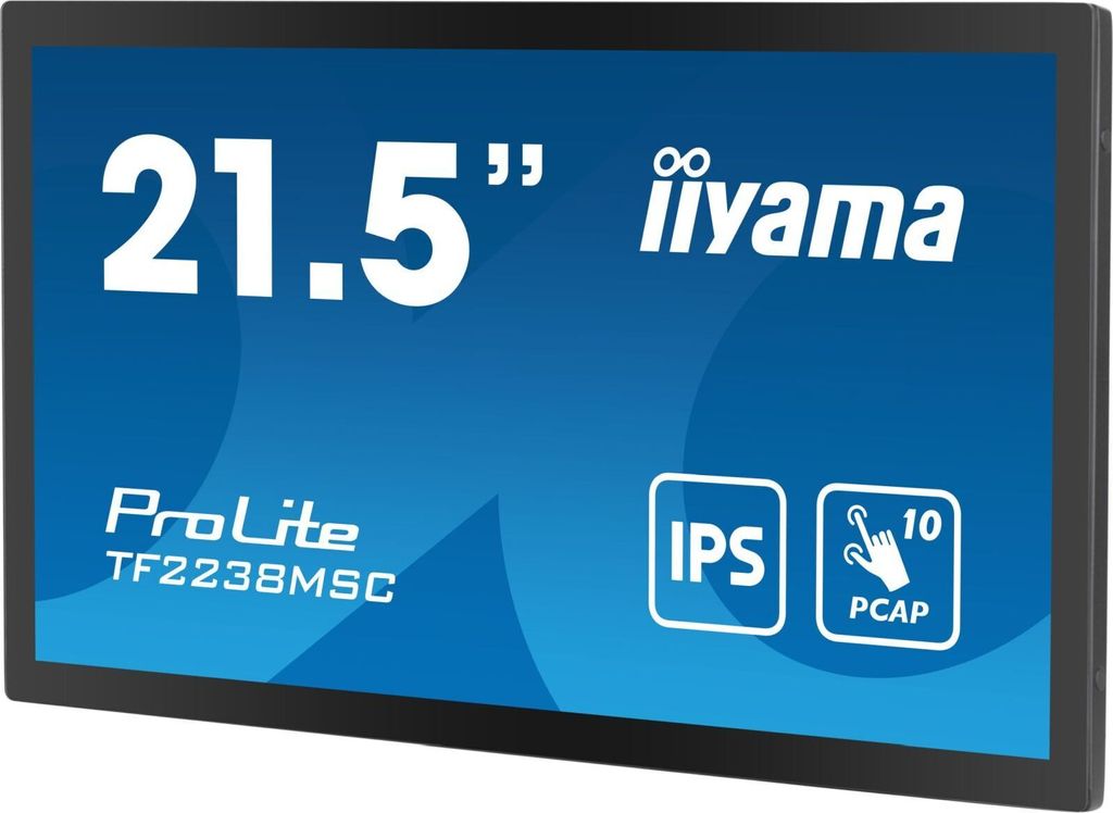 IIYAMA 54.5cm (21,5") TF2238MSC-B1 16:9 M-Touch HDMI+DP+USB Zdjęcie produktu 6