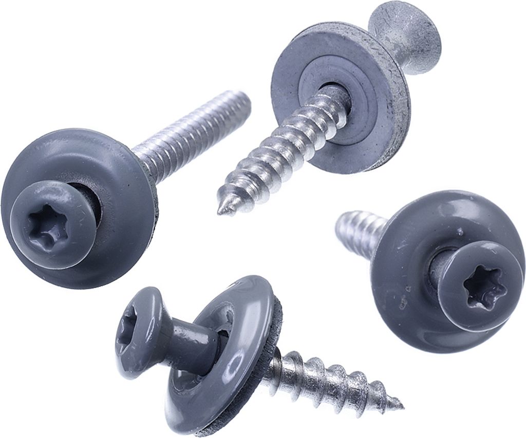 Vite per idraulico SECCARO 4,5 x 45 mm, grigio topo RAL Immagine del prodotto 