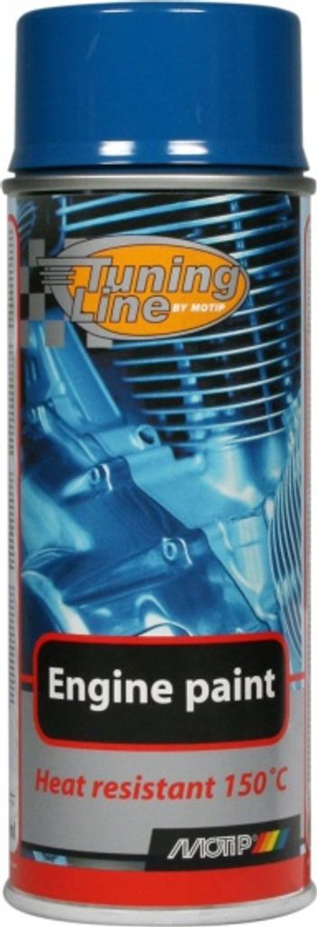 Hitzebeständige Farbe für Motorblöcke 400 ml blau