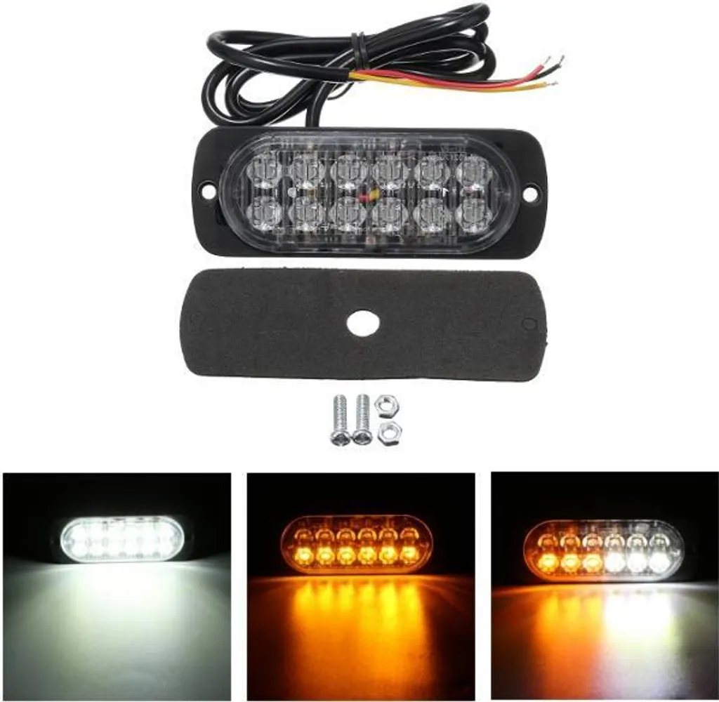 Luci Lampeggianti per Furgoni e Camion 36W - LED Strobo Professionali