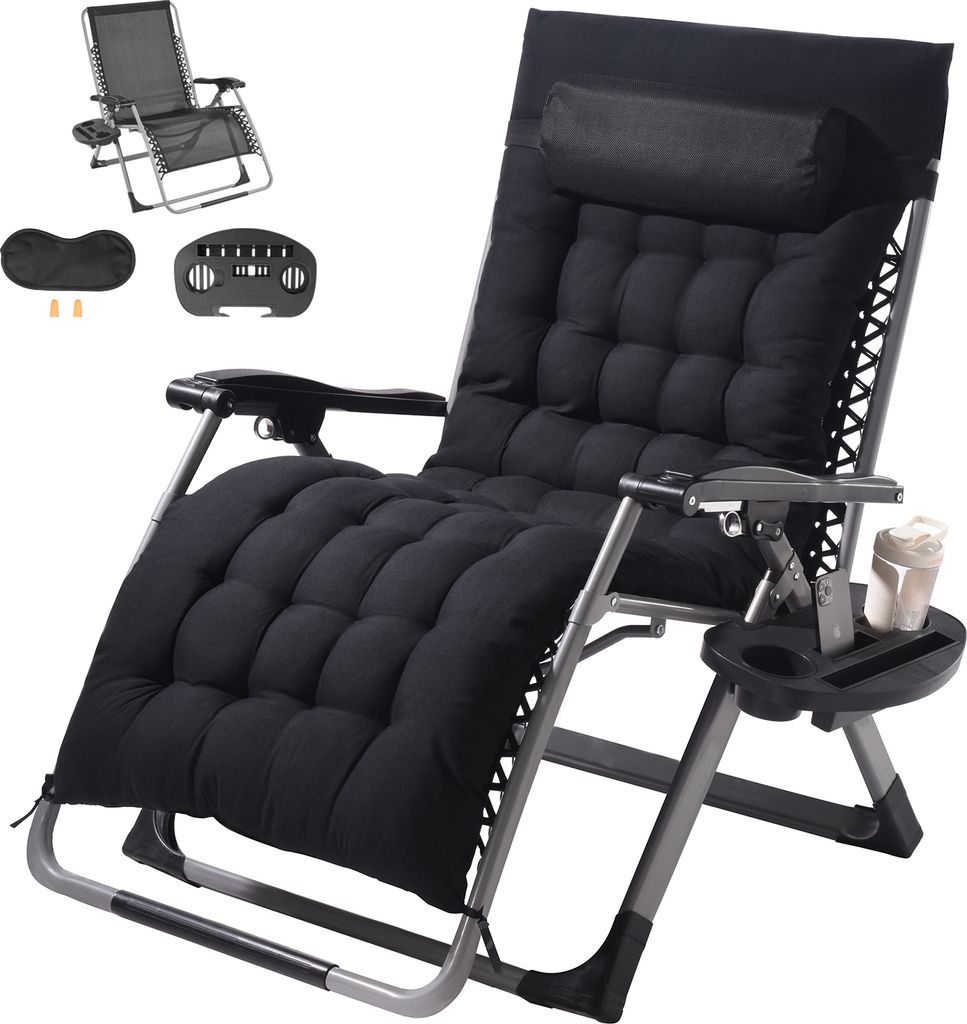 Fotel Vevor Zero Gravity Rozkładany 84 Cm Mocny Stalowa Zdjęcie produktu 