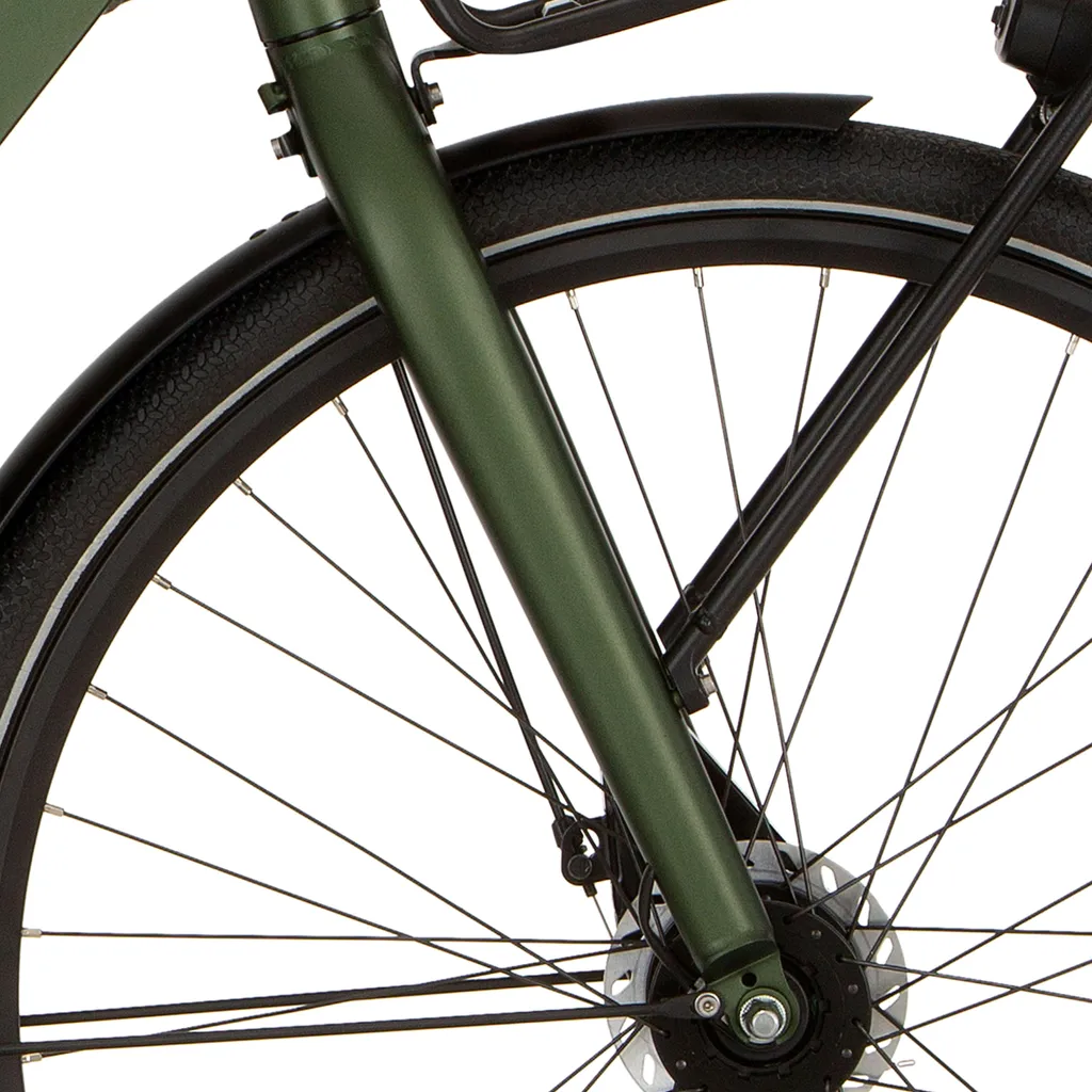 Fourche rigide Cortina Common couleur Hunter Green Matt en acier