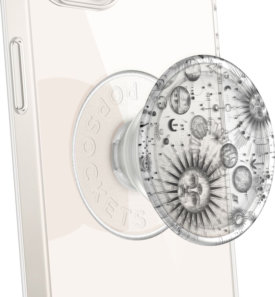 PopSockets PlantCore Grip Cosmic Sun, Griffigkeit, Schwarz, Produktbild 