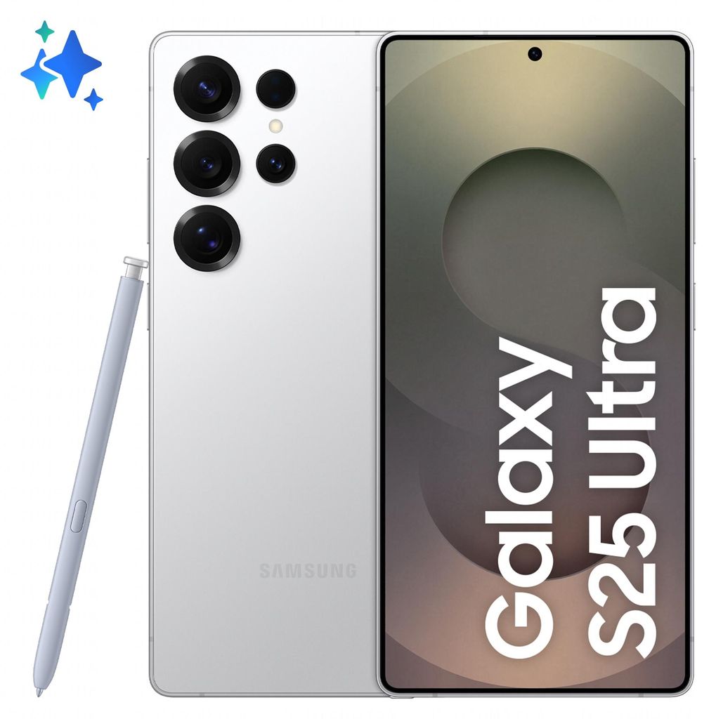 Galaxy S25 Ultra - Titanium Whitesilver - 256 GB Produktbild 