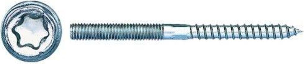 Stockschraube Stahl verzinkt M8 x 60 TX25 1 Stück