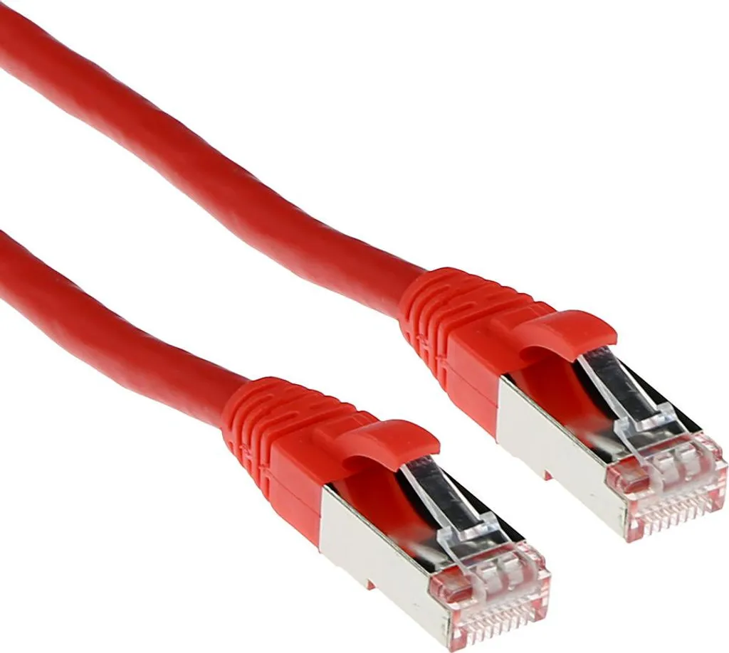 Cavo Patch ACT Red 25m SFTP CAT6A Snagless RJ45 | Rete 10Gbps Professionale - 1