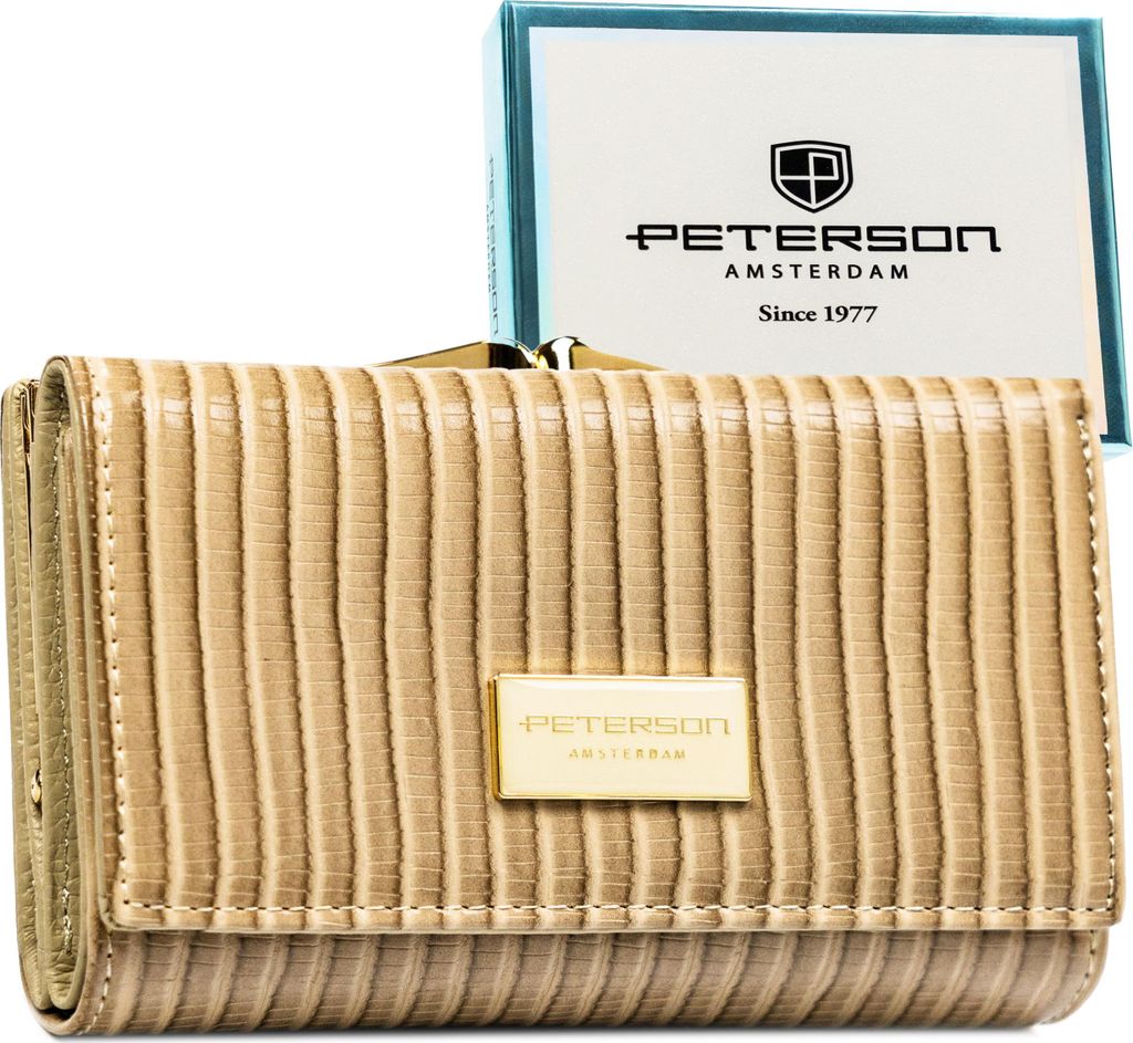 Damen Geldbörse Leder+PU PTN PS108-CRV-2371 Khaki