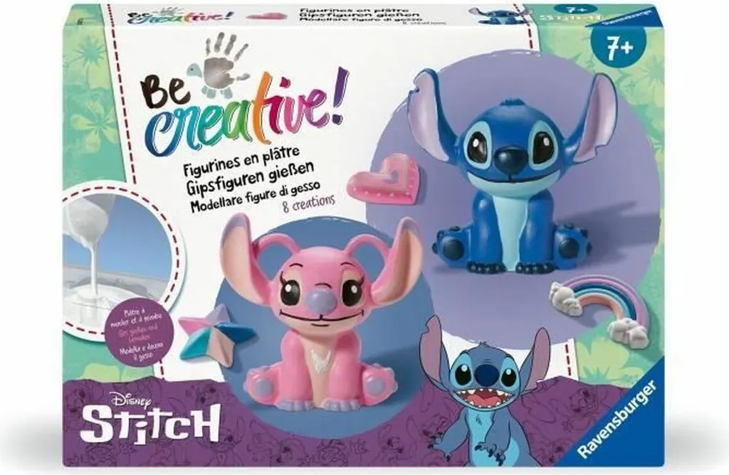 Kit Broderie Stitch Be Creative Multicouleur avec Cadre de Finition