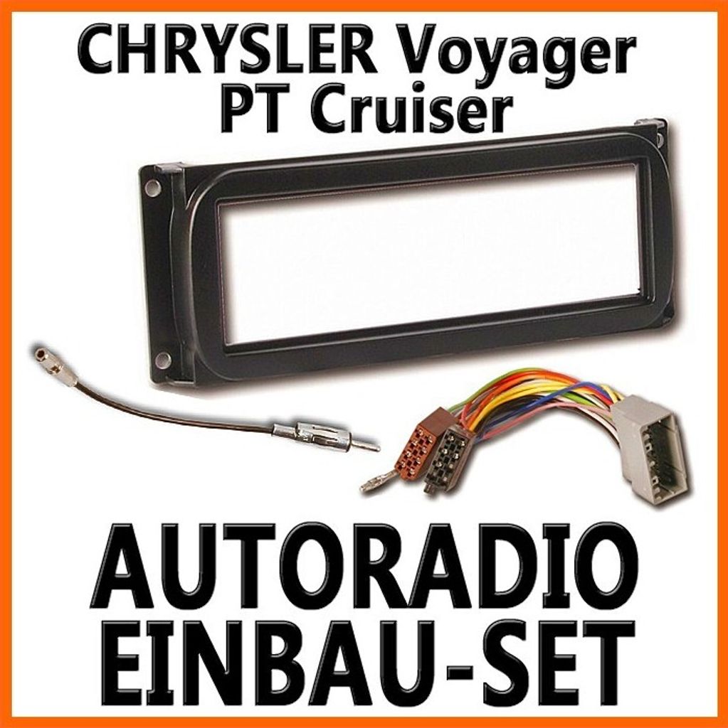 CHRYSLER Voyager PT Cruiser ab 99 Radio - Unviersal DIN Autoradio Einbauset