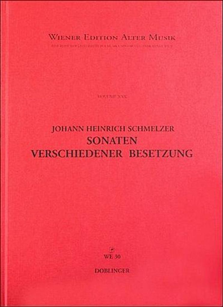 Sonaten verschiedener BesetzungPartitur, gebunden