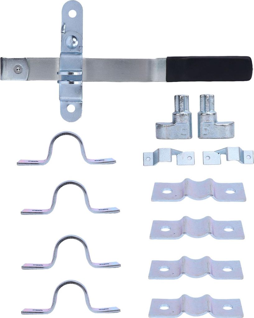 Türschloss-Set mit Cam-Aktion, Metallanhänger für Frachtschiff-Container, Stangenriegel, Überfalle, Halter