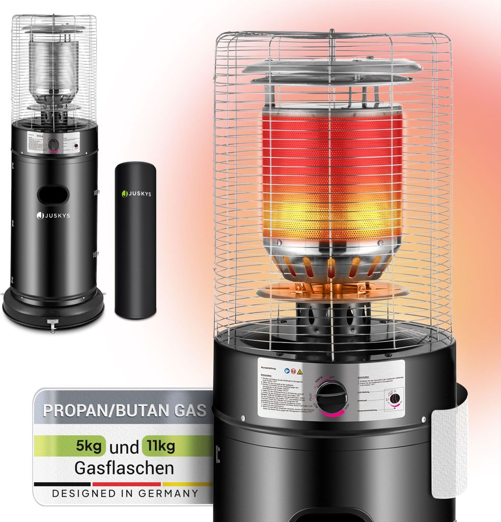 Juskys Outdoor Heizstrahler Cuna mit 11 kW Gas-Brenner - Produktbild 1