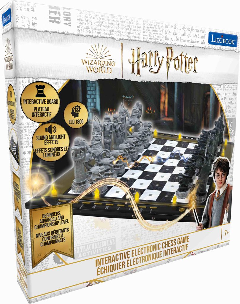 Lexibook Harry Potter Electronic Chess Game, Schwarz, Weiß Produktbild 