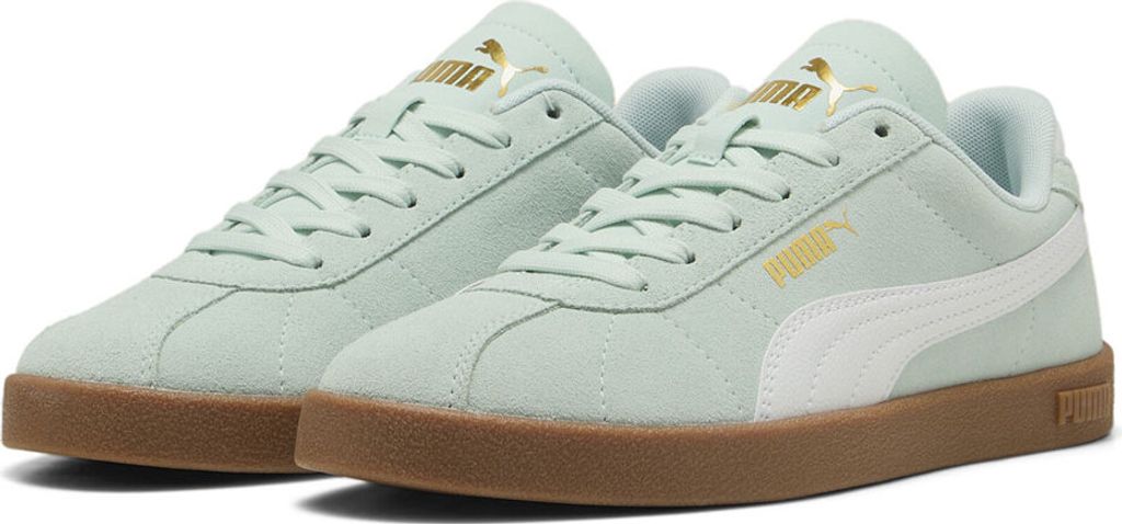 Puma Club II Suede Sneakers Uni peaceful blau weiß gold Gr 42
