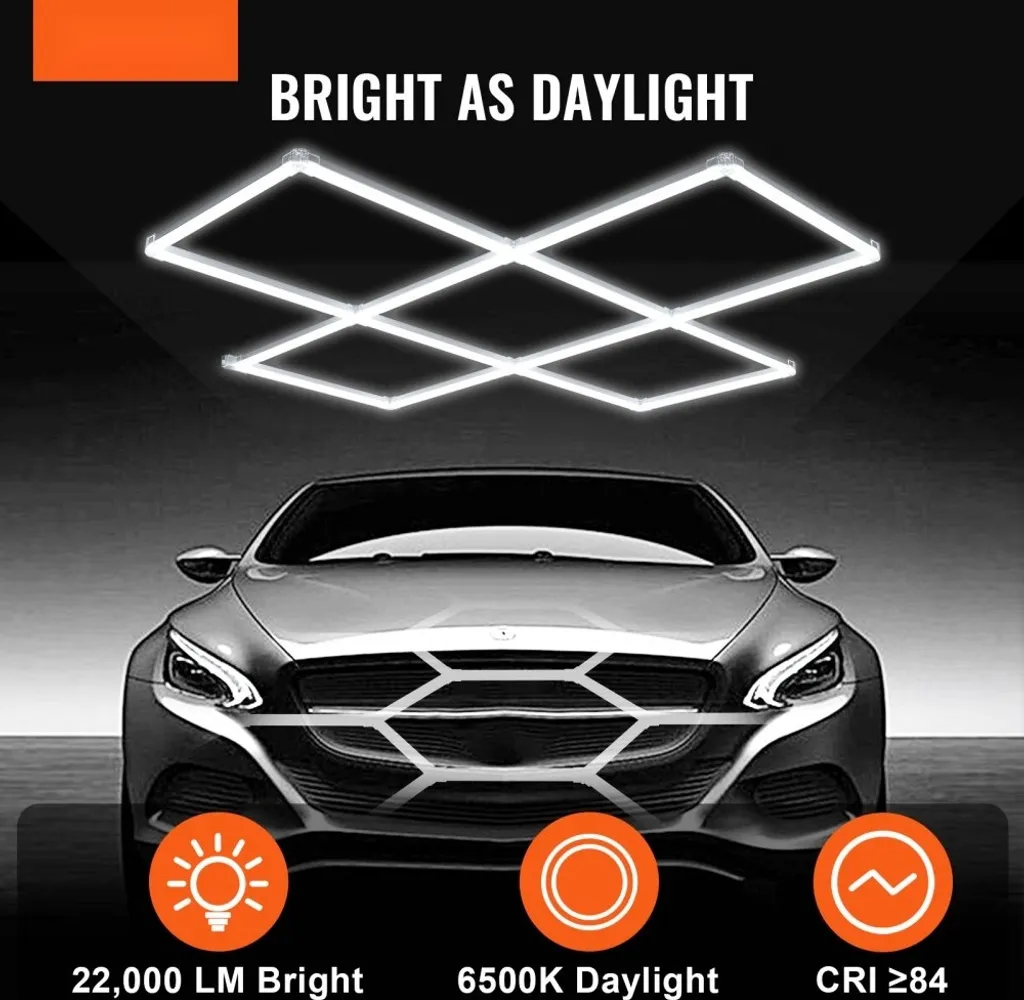 Luce LED Garage 22000LM - Trasforma il tuo Box in un Tempio del Motore - 2