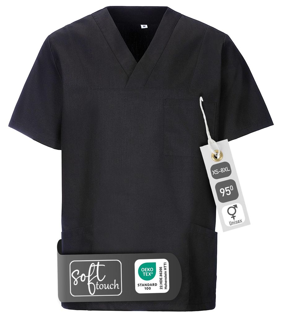 Schlupfkasack, uni, schwarz, XL : XL : schwarz : 50% Produktbild 