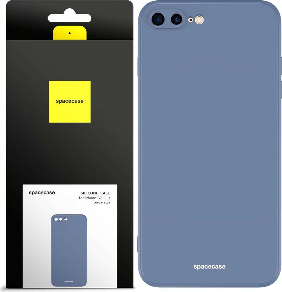 Spacecase Silikonhülle iPhone 7/8 Plus blau
