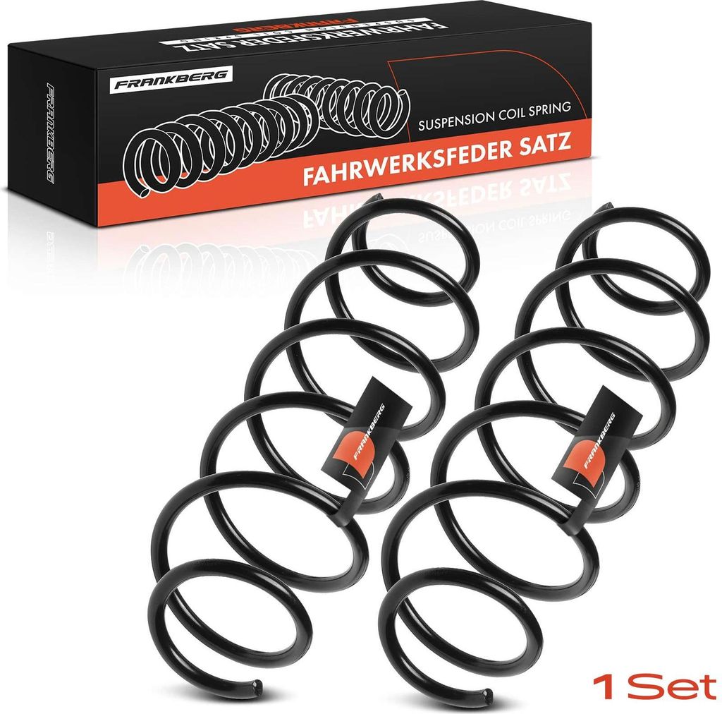 Frankberg 2x Fahrwerksfeder Vorderachse für Fiat Stilo 192 Stilo Multi Wagon 1.8L 2001-2008