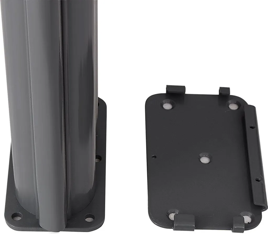 Fixation pour caisson de store en alu blanc - Support robuste universel