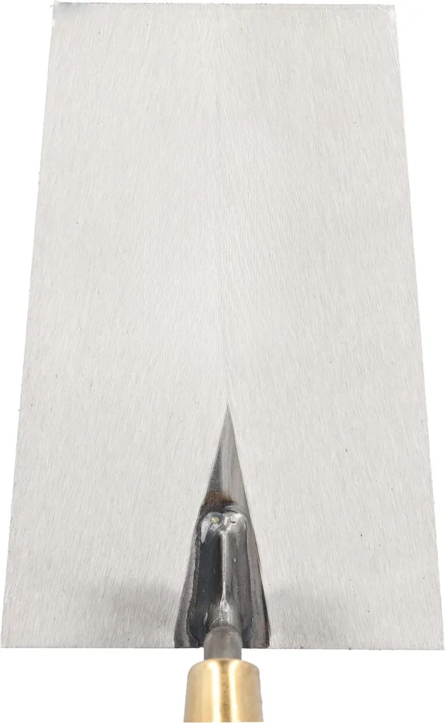 Frattazzo STUBAI in acciaio inox con manico verniciato | 170 x 120 mm | Spessore lama 0,75 mm | Disco lisciante professionale per lavori di muratura, intonacatura e stuccatura, lavori in calcestruzzo in interni ed esterni - 3
