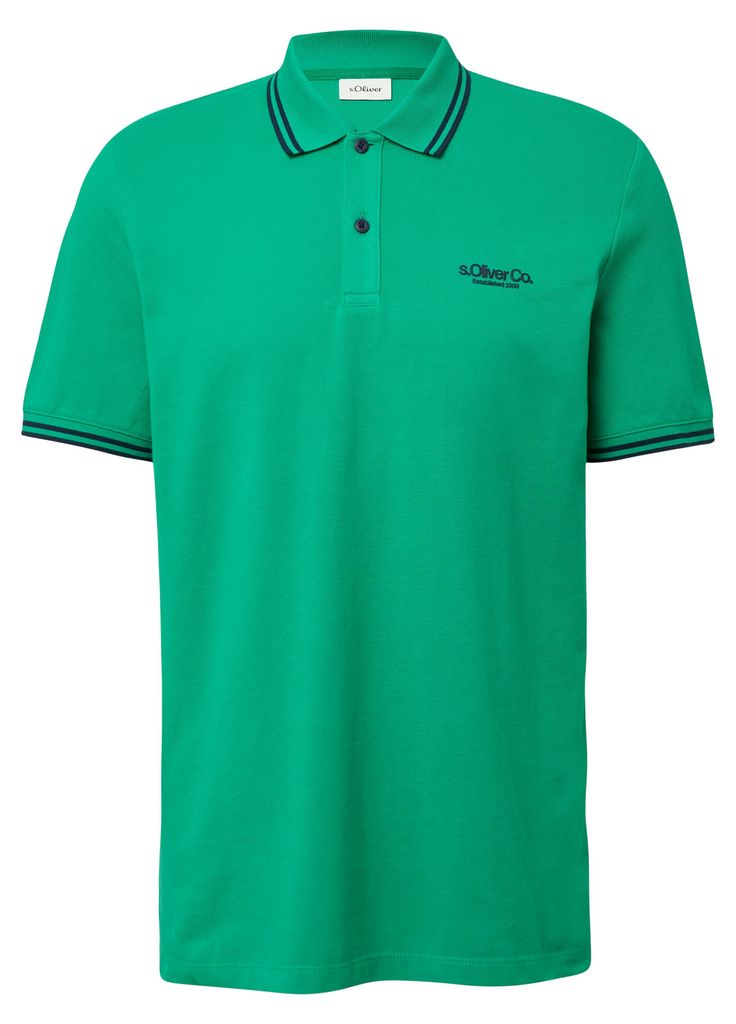 s.Oliver Piqué Polo-Shirt Regular Fit mit klassischer Knopfleiste