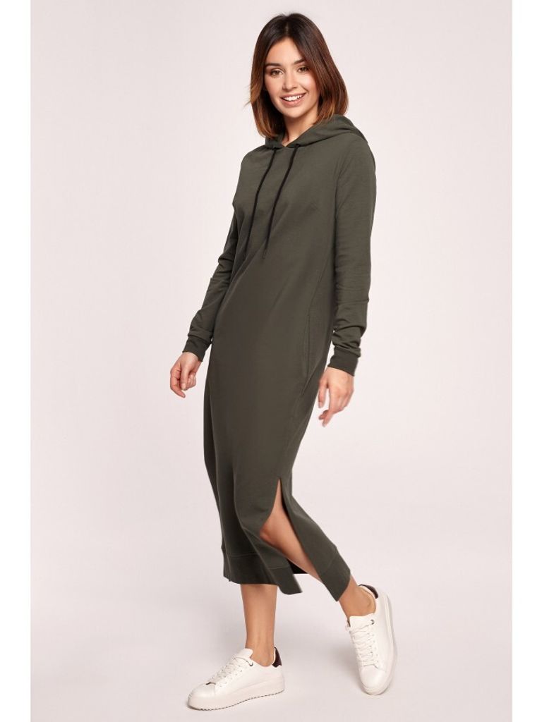 BeWear Sweatshirt-Kleider für Frauen Sinal B197 militärgrün M