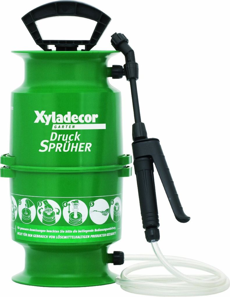 Xyladecor Garten Drucksprüher für Sprühlasur und Holzöl,schneller als jeder Pinsel!