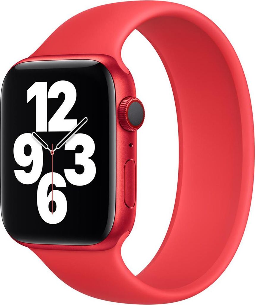 Apple Silikon Solo Loop für das Watch | 44/45/46/49 mm - Größe 5 - (Product) Red