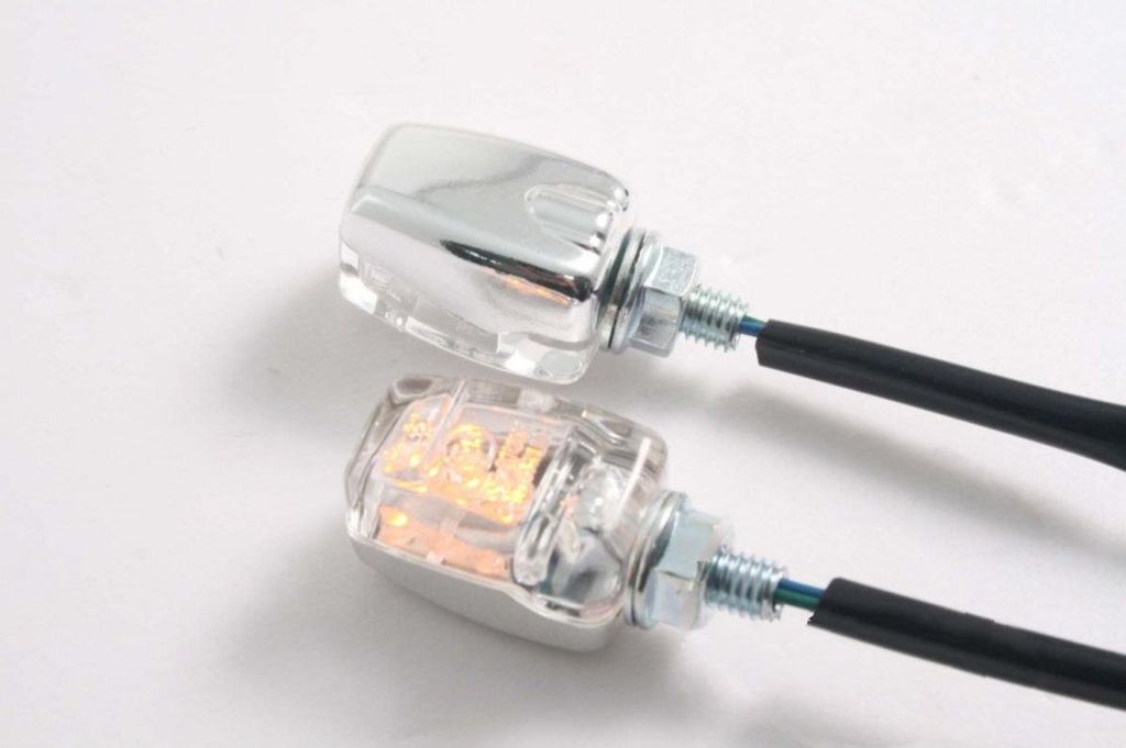 Blinker JMP MINI2 LED weiß chrom