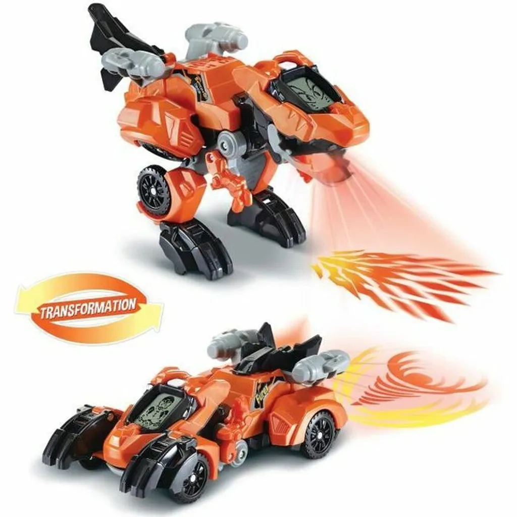 Dinosaure Transformable Switch & Go Dinos Furtx VTech avec Effet Feu