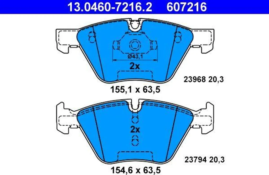 Kit plaquettes de frein pour BMW X1 E84 et Z4 - Sécurité routière certifiée