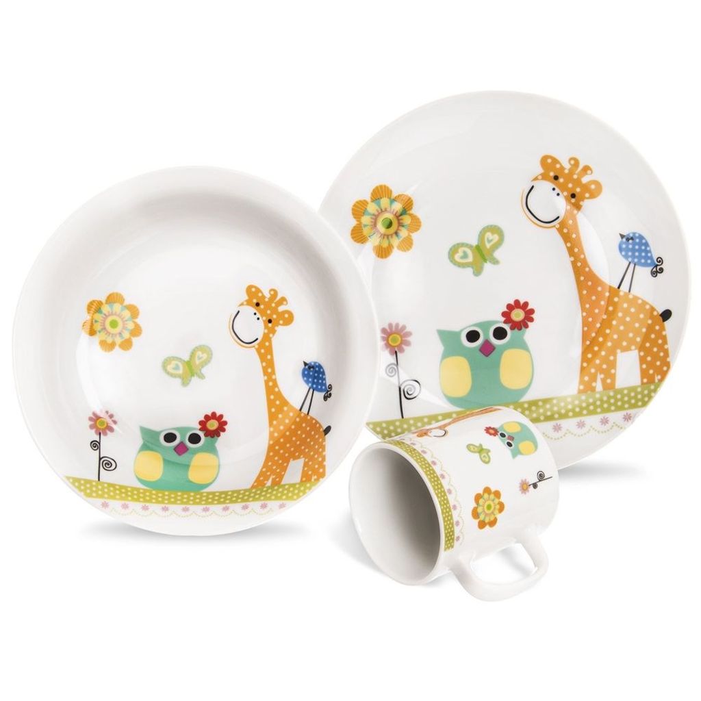 Orion Geschirr-Set mit Teller Schüssel Becher für KIND KINDER