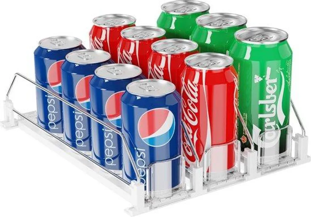 Distributeur de boissons automatique 25x38 cm capacité 12 canettes métal
