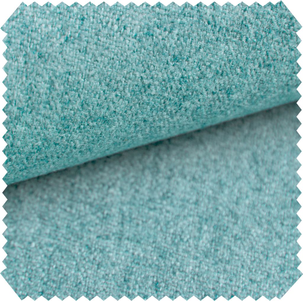 novely MALCHIN - Flauschiger Polsterstoff im Leinenlook - Robuster Möbelstoff - Pflegeleichte Meterware 1lfm - Farbe: 16 Himmelblau