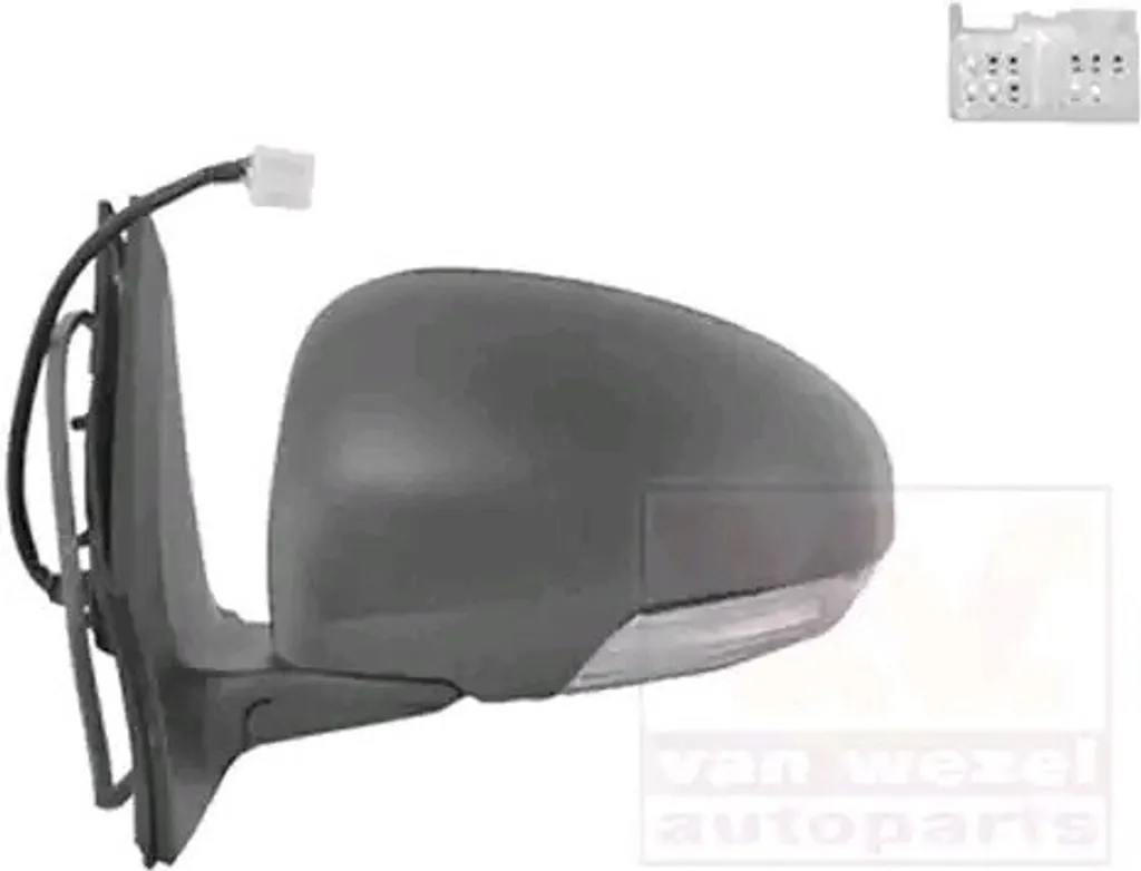 Rétroviseur Cassé TOYOTA iQ J1 ? Glace Chauffante Gauche VAN WEZEL