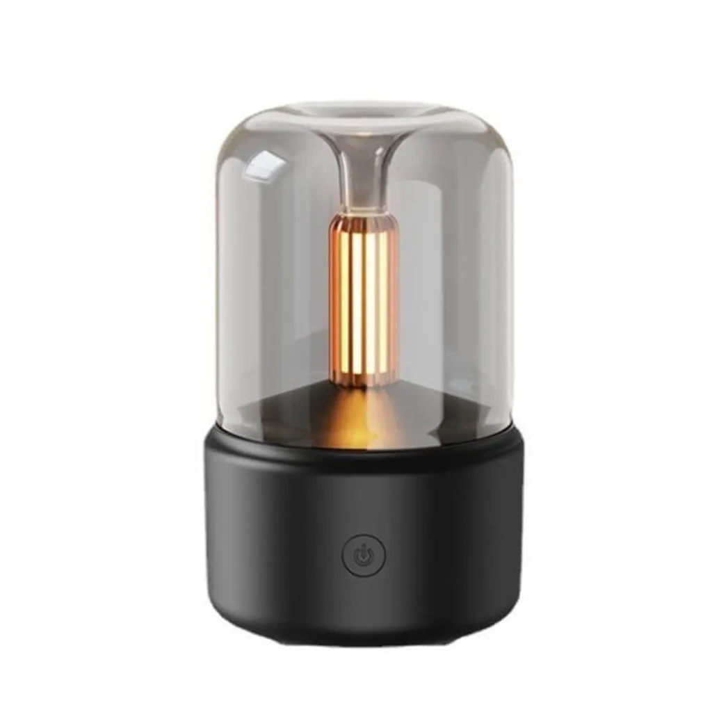 Diffusore Ultrasuoni Nero Chiaro | Benessere e Oli Essenziali 500ml