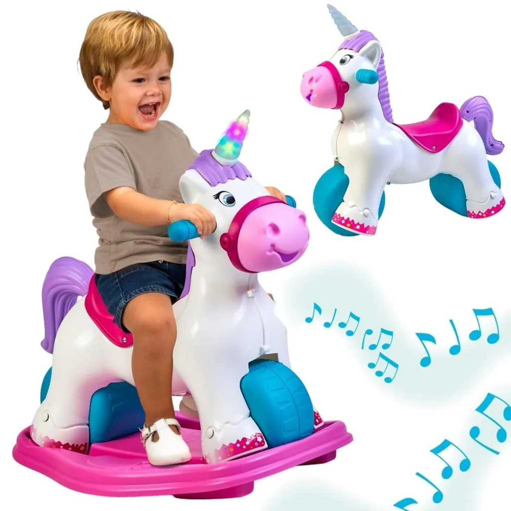 Porteur licorne interactive pour apprendre à marcher et garder l'équilibre