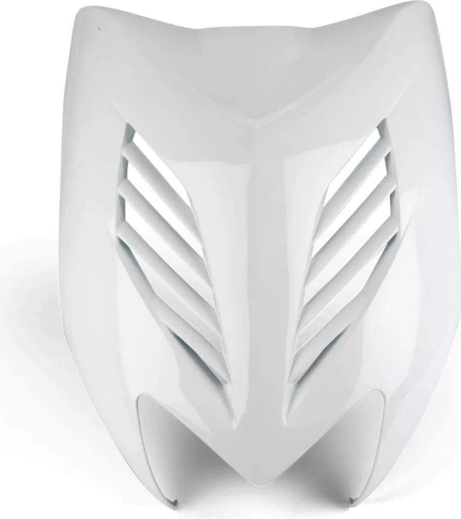 Cadre de phare blanc Str8 Nouveau Design pour Yamaha Aerox avant 2013