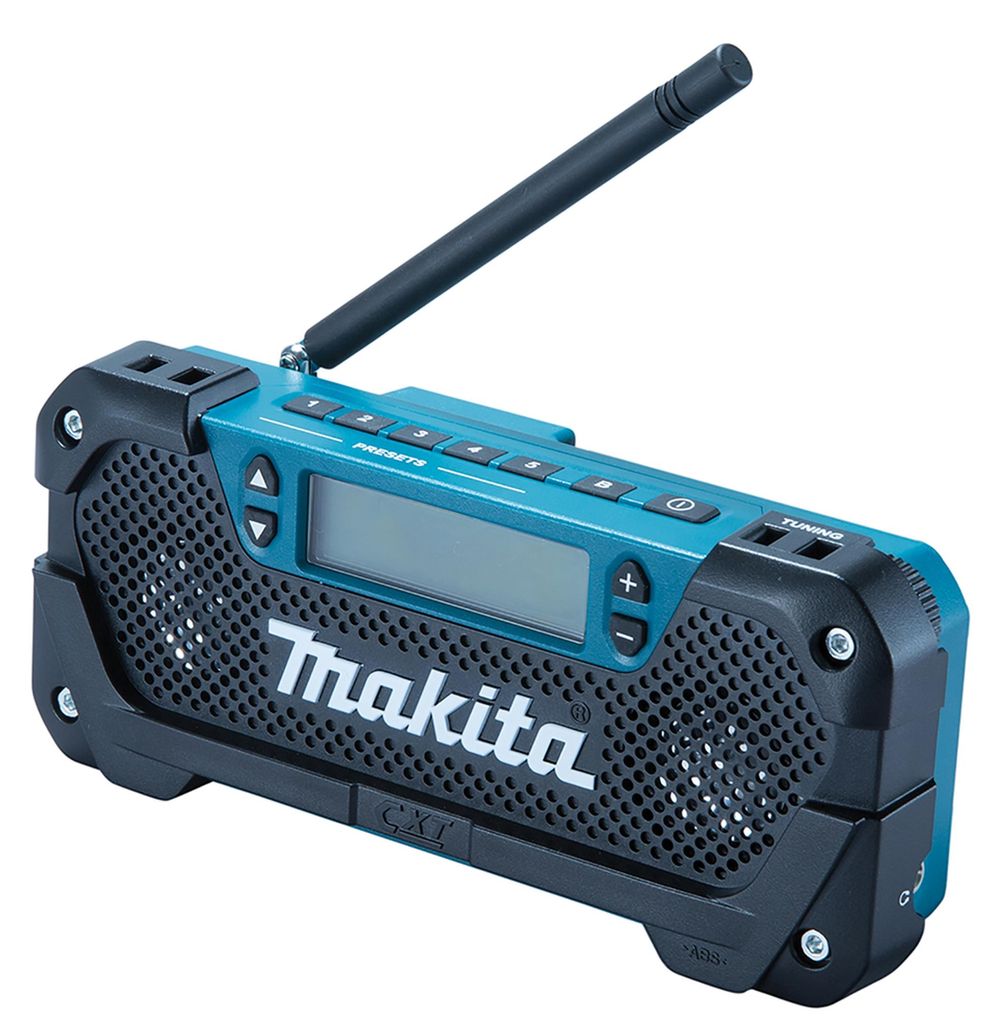 Makita MR052 12V CTX Baustellenradio AM/FM komptaktes und handliches Radio
