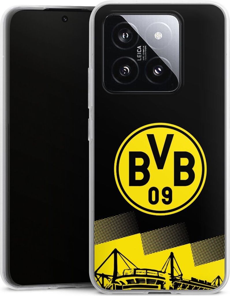 DeinDesign Handyhülle für Xiaomi 14 Silikon Hülle Case Smartphone Schutzhülle BVB Borussia Dortmund Stadion