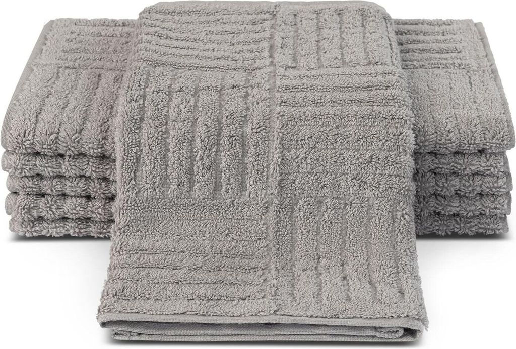 Ross Uni-Walk Handtücher Carre 4400 Gästetuch 30x50 cm kiesel