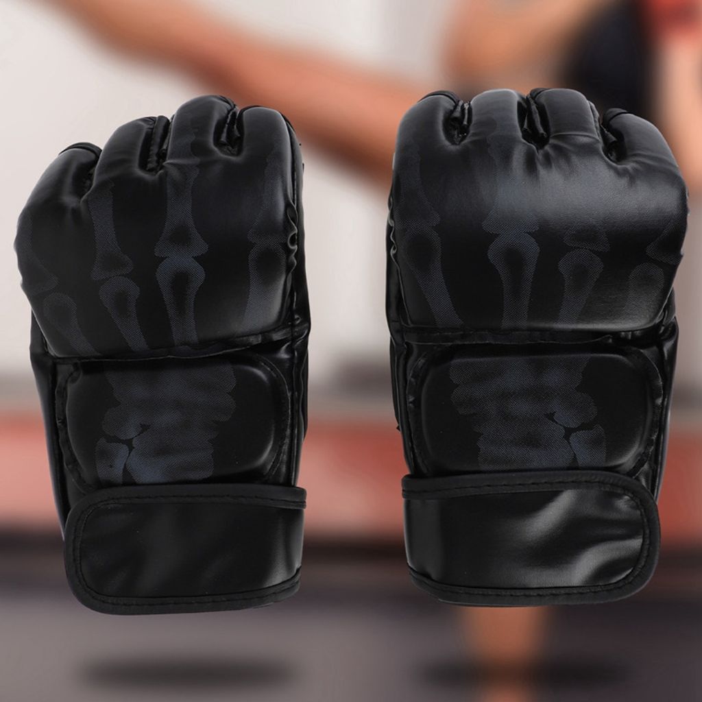 MMA Handschuhe, Halbfinger MMA Boxhandschuhe mit Produktbild 7
