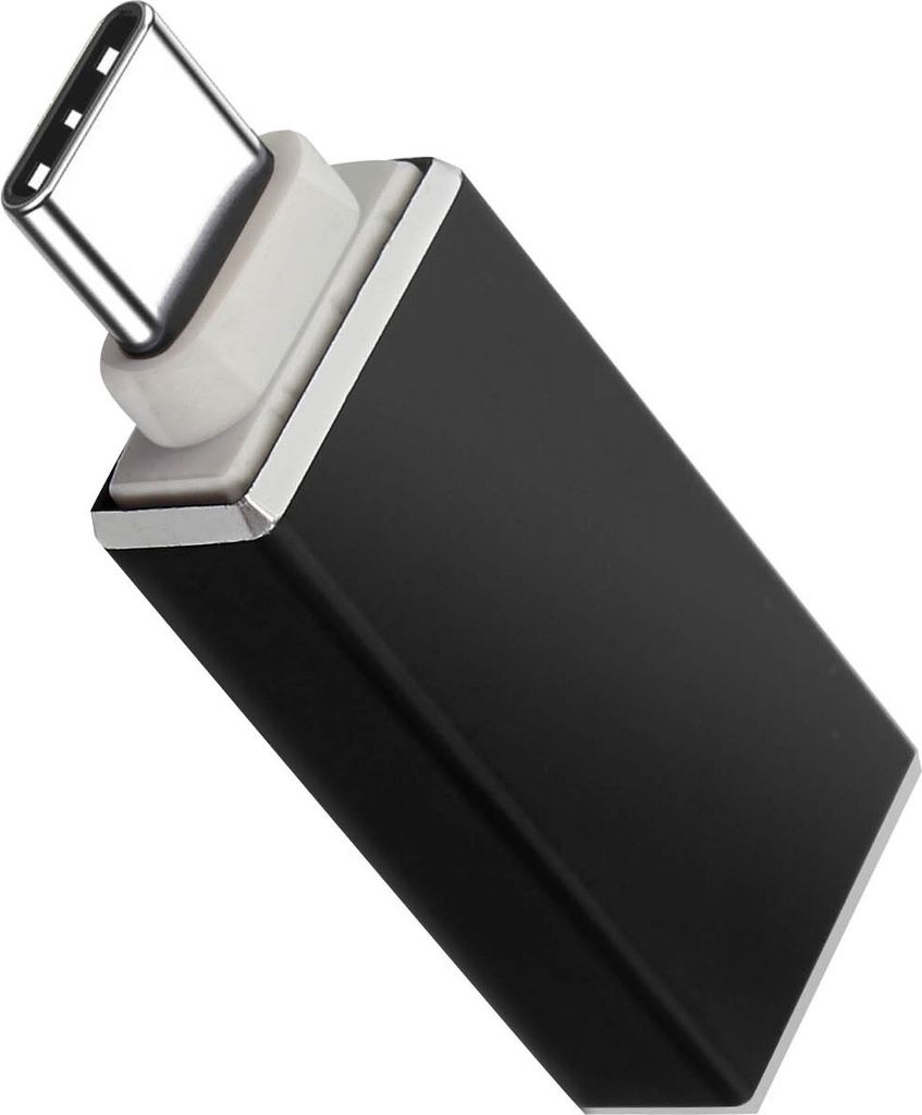 OTG USB / USB-C 3.0 Adapter, kompaktes Design – Schwarz